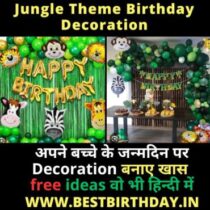 Best Jungle Theme Birthday Decoration