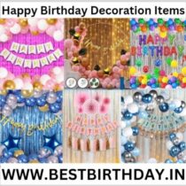 Happy Birthday Decoration Items