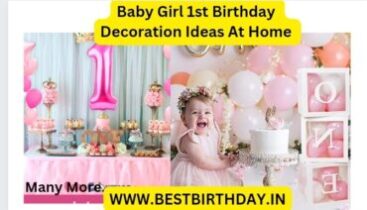 Baby Girl 1st Birthday Decoration Ideas At Home