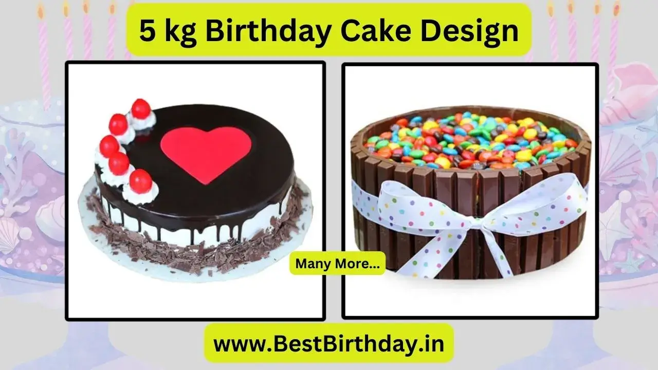 5 kg Birthday Cake Design