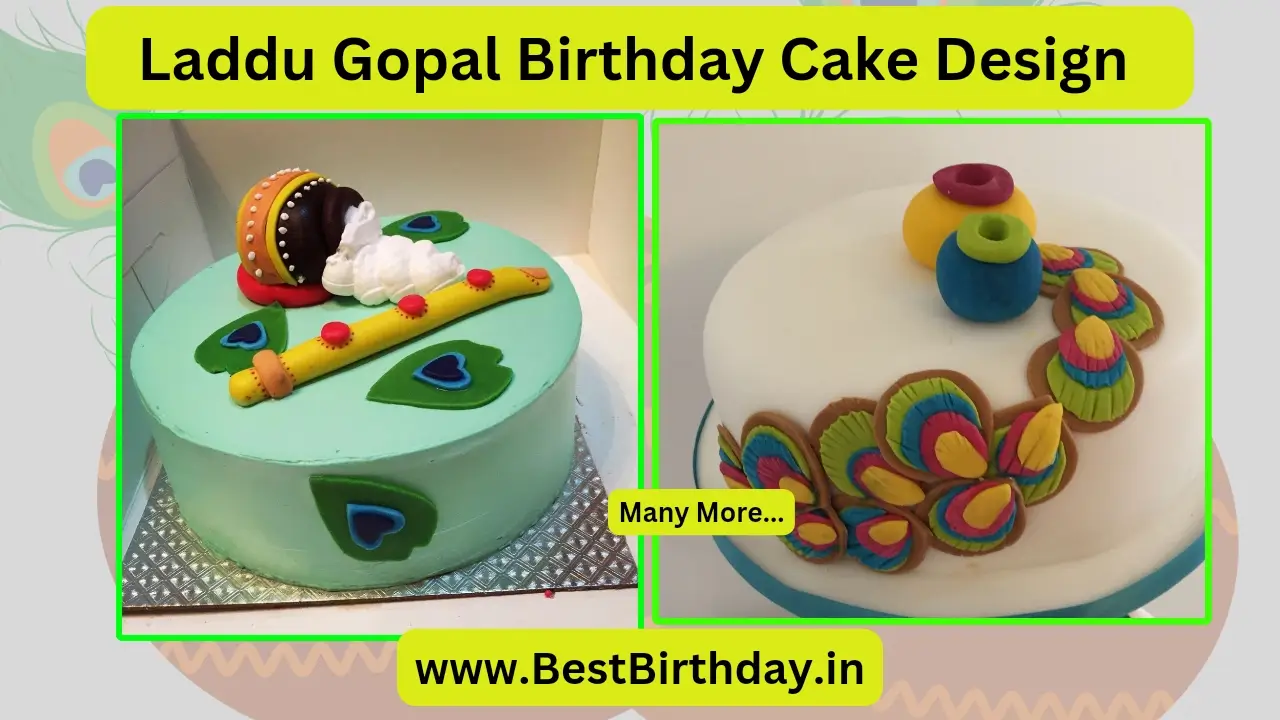 Laddu Gopal Birthday Cake Design